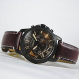 Fossil Grant Chronograph Brown Dial Brown Leather Strap Watch for Men - FS5088 Buy Now By Fossil