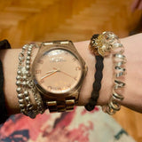 Marc Jacobs Henry Rose Gold Dial Rose Gold Steel Strap Watch for Women - MBM3212 Buy Now By Marc Jacobs