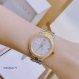 Versace Hellenyium Silver Dial Two Tone Steel Strap Watch for Women - V12030015 Buy Now By Versace