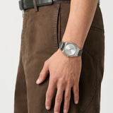 D1 Milano Square Silver Dial Silver Steel Strap Watch for Men - D1-SQBJ10 Authentic Buy Shop Now
