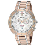 Versace V Extreme Chronograph White Dial Rose Gold Stainless Steel Watch for Women - VCN050017 Buy Now By Versace
