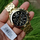 Guess Surge Chronograph Black Dial Silver Steel Strap Watch for Men - W1258G1 Buy Now By Guess