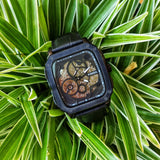 Fossil Inscription Automatic Skeleton Black Dial Black Steel Strap Watch for Men - BQ2574 Buy Now By Fossil