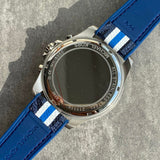 Michael Kors Brecken Chronograph Blue Dial Two Tone PVC Strap Watch For Men - MK8950 Buy Now By Michael Kors