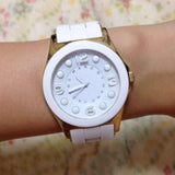 Marc Jacobs Pelly White Dial White Silicone Strap Watch for Women - MBM2526 Buy Now By Marc Jacobs