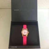 Marc Jacobs Henry White Dial Pink Leather Strap Watch for Women - MBM1237 Buy Now By Marc Jacobs