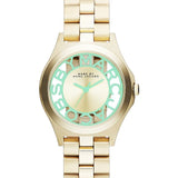Marc Jacobs Henry Gold Dial Gold Steel Strap Watch for Women - MBM3295 Buy Now By Marc Jacobs
