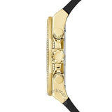 Guess Momentum Chronograph Diamonds Black Dial Black Silicone Strap Watch For Men - GW0518G2 Buy Now By Guess