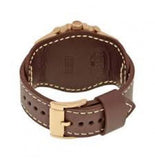 Fossil Nate Chronograph Blue Dial Brown Leather Strap Watch for Men - JR1505 Buy Now By Fossil