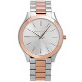 Michael Kors Slim Runway White Dial Two Tone Watch for Women - MK3204B Buy Now By Michael Kors