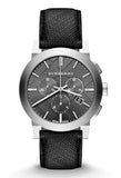 Burberry The City Grey Dial Black Leather Strap Watch for Men - BU9362 Buy Now By Burberry