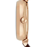 Emporio Armani Meccanico Skeleton Mother of Pearl Dial Brown Leather Strap Watch For Women - AR1993 Buy Now By Emporio Armani