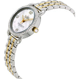 Coach Delancey Mother of Pearl White Dial Two Tone Steel Strap Watch for Women - 14502480 Buy Now By Coach