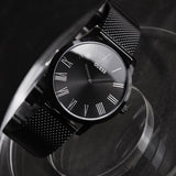 Guess Richmond Black Dial Black Mesh Bracelet Watch for Men - W1263G3 Buy Now By Guess