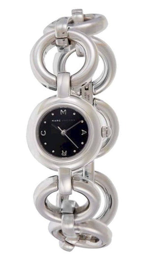 Marc Jacobs Amy Black Dial Silver Steel Strap Watch for Women - MBM3004 Buy Now By Marc Jacobs