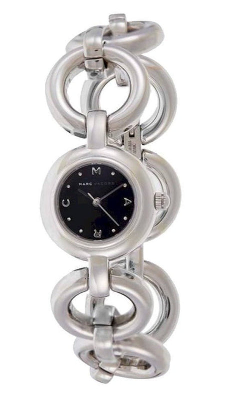 Marc Jacobs Amy Black Dial Silver Steel Strap Watch for Women - MBM3004 Buy Now By Marc Jacobs