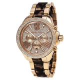 Michael Kors Wren Diamonds Rose Gold Dial Two Tone Steel Strap Watch for Women - MK6159 Buy Now By Michael Kors