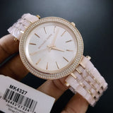 Michael Kors Darci Rose Gold Dial Two Tone Steel Strap Watch for Women - MK4327 Buy Now By Michael Kors