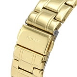 Guess Sparkler Diamonds Black Dial Gold Steel Strap Watch for Women - GW0111L2 Buy Now By Guess