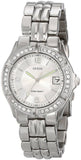 Guess Water Pro Diamonds Silver Dial Silver Steel Strap Watch For Women - G75511M Buy Now By Guess