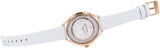 Swarovski Crystalline Aura Silver Dial White Leather Strap Watch for Women - 5519453 Buy Now By Swarovski