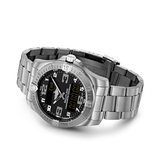 Breitling Aerospace Evo Black Dial Silver Steel Strap Watch for Men - E79363101B1E1 Buy Now By Breitling