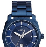 Fossil Machine Blue Dial Blue Steel Strap Watch for Men - FS5231 Buy Now By Fossil