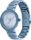 Tommy Hilfiger Joy Chronograph Blue Dial Blue Steel Strap Watch For Women - 1782535 Buy Now By Tommy Hilfiger