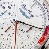 Breitling Top Time B01 Ford Thunderbird White Dial Red Leather Strap Watch for Men - AB01766A1A1X1 Buy Now By Breitling