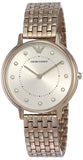 Emporio Armani Dress Quartz Rose Gold Dial Rose Gold Steel Strap Watch For Women - AR11062 Buy Now By Emporio Armani