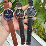 Tommy Hilfiger Multi Function Chronograph Black Dial Brown Leather Strap Watch for Men - 1791631 Buy Now By Tommy Hilfiger