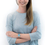 Michael Kors Taryn Quartz Blue Dial Blue Steel Strap Watch For Women - MK6563 Buy Now By Michael Kors