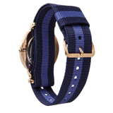 Daniel Wellington Classic Swansea White Dial Two Tone Nylon Strap Watch For Women - 0504DW Buy Now By Daniel Wellington