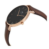 Daniel Wellington Petite St Mawes Black Dial Brown Leather Strap Watch For Women - DW00100169 Buy Now By Daniel Wellington