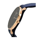 Daniel Wellington Classic Bayswater Black Dial Black NATO Strap Watch For Men - DW00100277 Buy Now By Daniel Wellington