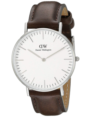 Daniel Wellington Classic Bristol Quartz White Dial Brown Leather Strap Watch For Men - DW00100023 Buy Now By Daniel Wellington