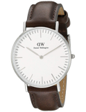 Daniel Wellington Classic Bristol Quartz White Dial Brown Leather Strap Watch For Men - DW00100023 Buy Now By Daniel Wellington