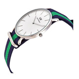 Daniel Wellington Classic Warwick White Dial Two Tone Nylon Strap Watch for Men - DW00100019 Buy Now By Daniel Wellington