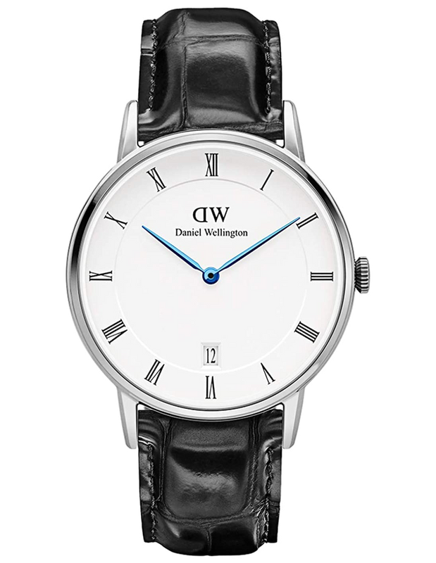 Daniel Wellington Dapper Reading Quartz White Dial Black Leather Strap Watch For Women - DW00100117 Buy Now By Daniel Wellington