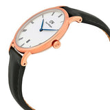 Daniel Wellington Dapper Sheffield White Dial Black Leather Strap Watch For Men - DW00100092 Buy Now By Daniel Wellington