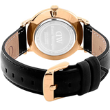 Daniel Wellington Dapper Sheffield White Dial Black Leather Strap Watch For Men - DW00100092 Buy Now By Daniel Wellington