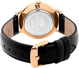 Daniel Wellington Dapper Sheffield White Dial Black Leather Strap Watch For Men - DW00100092 Buy Now By Daniel Wellington