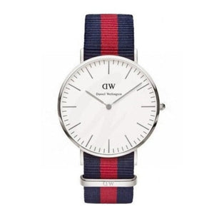 Daniel Wellington Classic Oxford White Dial Two Tone Nylon Strap Watch For Men - DW00100015 Buy Now By Daniel Wellington
