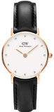 Daniel Wellington Classy Sheffield White Dial Black Leather Strap Watch For Women - DW00100060 Buy Now By Daniel Wellington