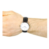 Daniel Wellington Dapper Reading White Dial Black Leather Strap Watch For Men - DW00100108 Buy Now By Daniel Wellington