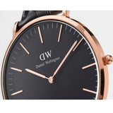 Daniel Wellington Classic Cornwall Black Dial Black NATO Strap Watch For Women - DW00100150 Buy Now By Daniel Wellington