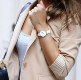 Daniel Wellington Petite White Dial White Leather Strap Watch For Women - DW00100249 Buy Now By Daniel Wellington