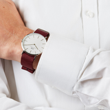 Daniel Wellington Classic Roselyn White Dial Red NATO Strap Watch For Women - DW00100268 Buy Now By Daniel Wellington