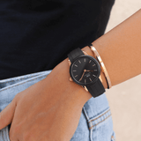 Daniel Wellington Iconic Motion Black Dial Rubber Strap Watch For Women - DW00100426 Buy Now By Daniel Wellington