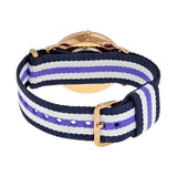 Daniel Wellington Classic Trinity White Dial Three Tone Nylon Strap Watch For Women - 0509DW Buy Now By Daniel Wellington